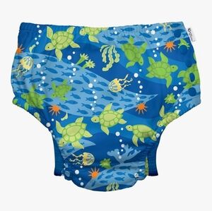 Snap Reusable Absorbent Swimsuit Diaper Size 12M